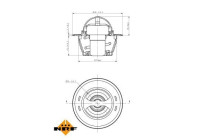 Thermostat, coolant EASY FIT