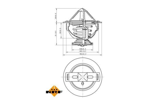Thermostat, coolant EASY FIT, Image 2