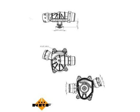 Thermostat, coolant EASY FIT