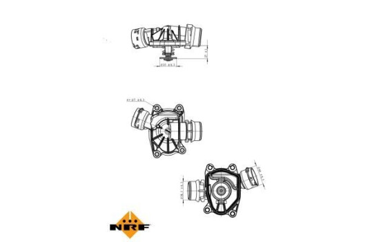 Thermostat, coolant EASY FIT