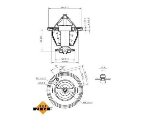 Thermostat, coolant EASY FIT