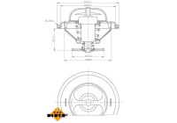 Thermostat, coolant EASY FIT