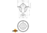 Thermostat, coolant EASY FIT
