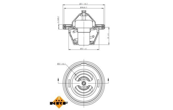 Thermostat, coolant EASY FIT, Image 5