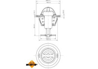 Thermostat, coolant EASY FIT