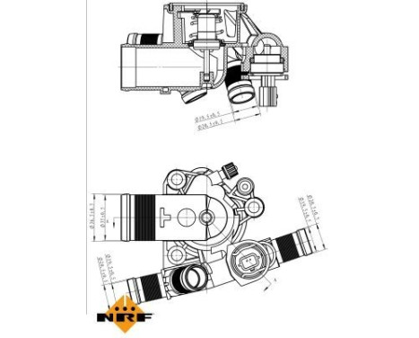 Thermostat, coolant EASY FIT