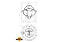Thermostat, coolant EASY FIT