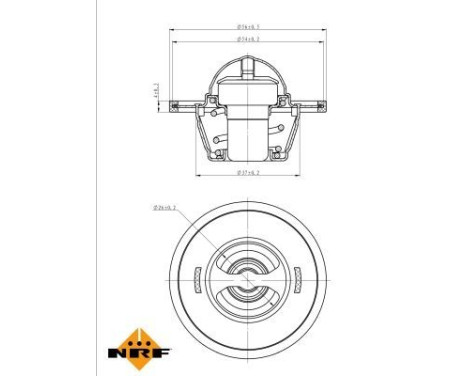 Thermostat, coolant EASY FIT, Image 5