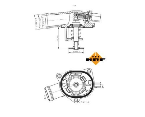 Thermostat, coolant EASY FIT, Image 5