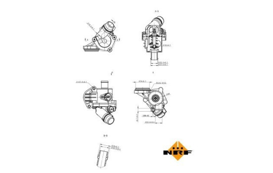 Thermostat, coolant EASY FIT