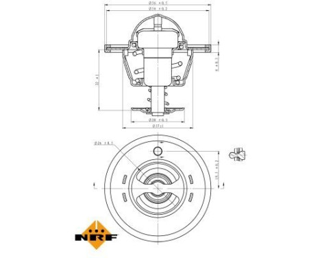 Thermostat, coolant EASY FIT, Image 5