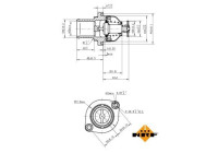 Thermostat, coolant EASY FIT