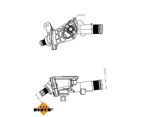 Thermostat, coolant EASY FIT