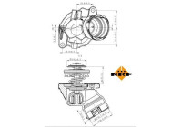 Thermostat, coolant EASY FIT