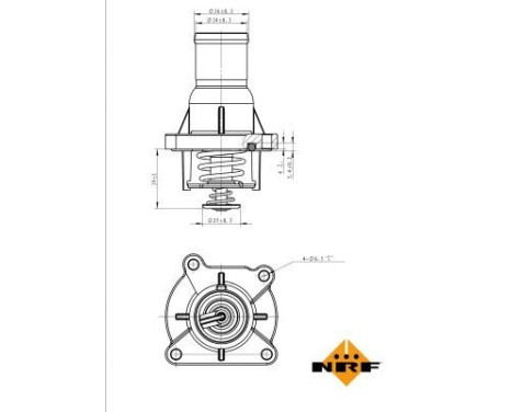 Thermostat, coolant EASY FIT, Image 5