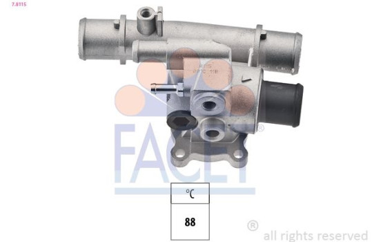 Thermostat, coolant Made in Italy - OE Equivalent 7.8115 Facet
