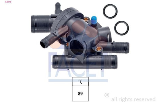 Thermostat, coolant Made in Italy - OE Equivalent 7.8178 Facet