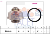 Thermostat, coolant Made in Italy - OE Equivalent 7.8211 Facet