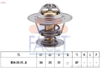 Thermostat, coolant Made in Italy - OE Equivalent 7.8223S Facet