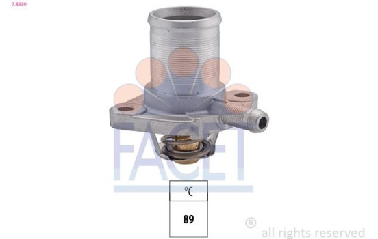 Thermostat, coolant Made in Italy - OE Equivalent 7.8330 Facet