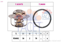 Thermostat, coolant Made in Italy - OE Equivalent 7.8397 Facet