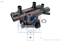 Thermostat, coolant Made in Italy - OE Equivalent 7.8666 Facet