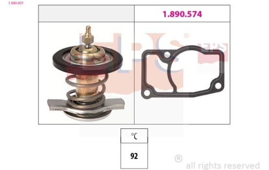 Thermostat, coolant Made in Italy - OE Equivalent