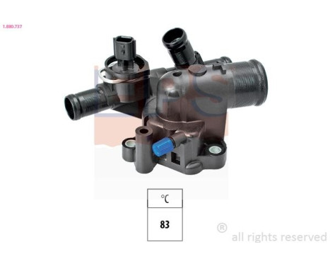 Thermostat, coolant Made in Italy - OE Equivalent