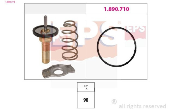 Thermostat, coolant Made in Italy - OE Equivalent