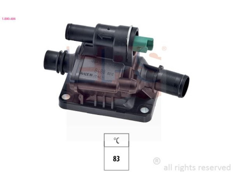 Thermostat, coolant Made in Italy - OE Equivalent