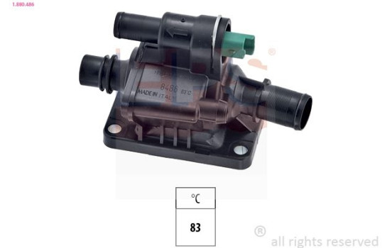 Thermostat, coolant Made in Italy - OE Equivalent