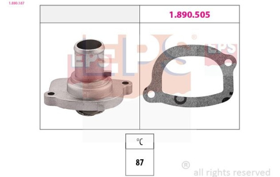 Thermostat, coolant Made in Italy - OE Equivalent