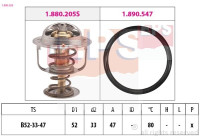 Thermostat, coolant Made in Italy - OE Equivalent