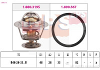 Thermostat, coolant Made in Italy - OE Equivalent