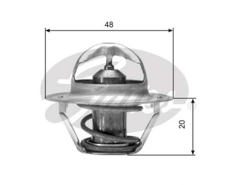 Thermostat, coolant TH00382G1 Gates