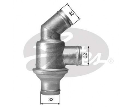 Thermostat, coolant TH01782 Gates