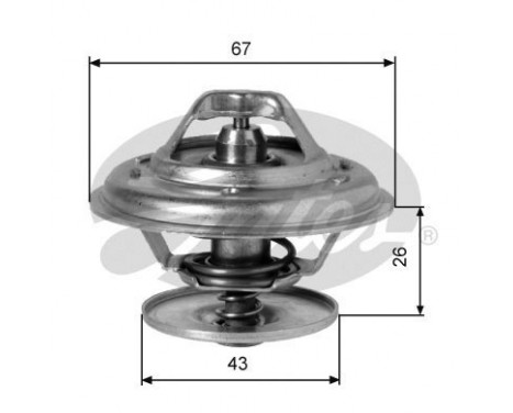 Thermostat, coolant TH01991G1 Gates