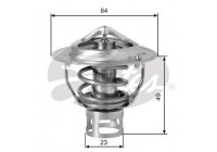 Thermostat, coolant TH04077 Gates