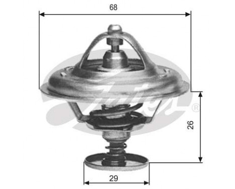 Thermostat, coolant TH09781G1 Gates