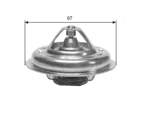 Thermostat, coolant TH09985G1 Gates, Image 2