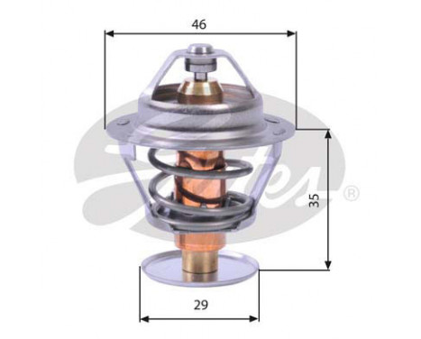 Thermostat, coolant TH10482G1 Gates
