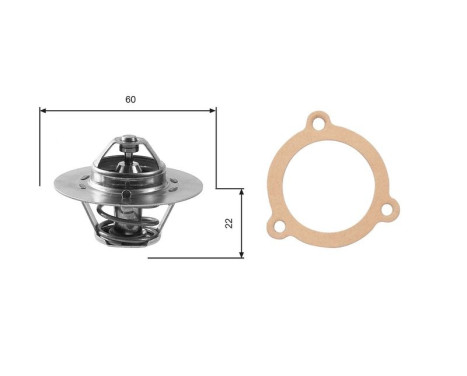 Thermostat, coolant TH12480G1 Gates, Image 2