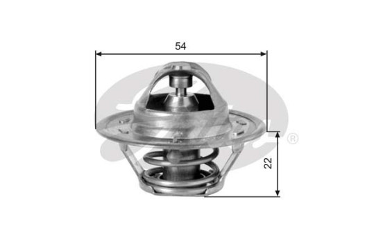 Thermostat, coolant TH12782G1 Gates