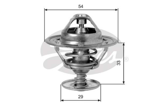 Thermostat, coolant TH12988G1 Gates, Image 2