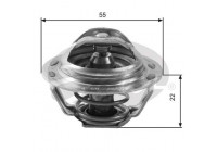Thermostat, coolant TH13783G1 Gates