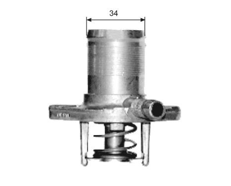Thermostat, coolant TH15289G1 Gates, Image 2