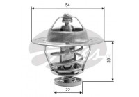 Thermostat, coolant TH22682G1 Gates
