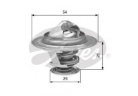 Thermostat, coolant TH22779G1 Gates