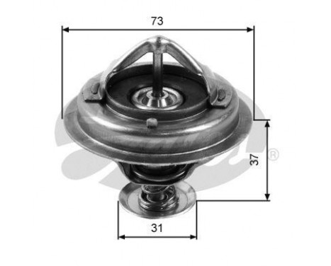 Thermostat, coolant TH24588G1 Gates, Image 2
