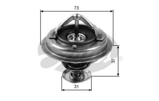 Thermostat, coolant TH24588G1 Gates